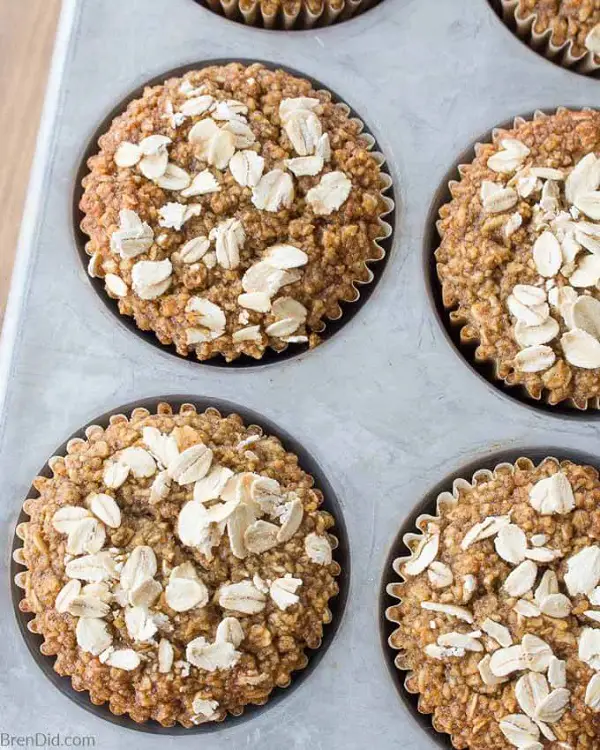 Healthy Oatmeal Muffins